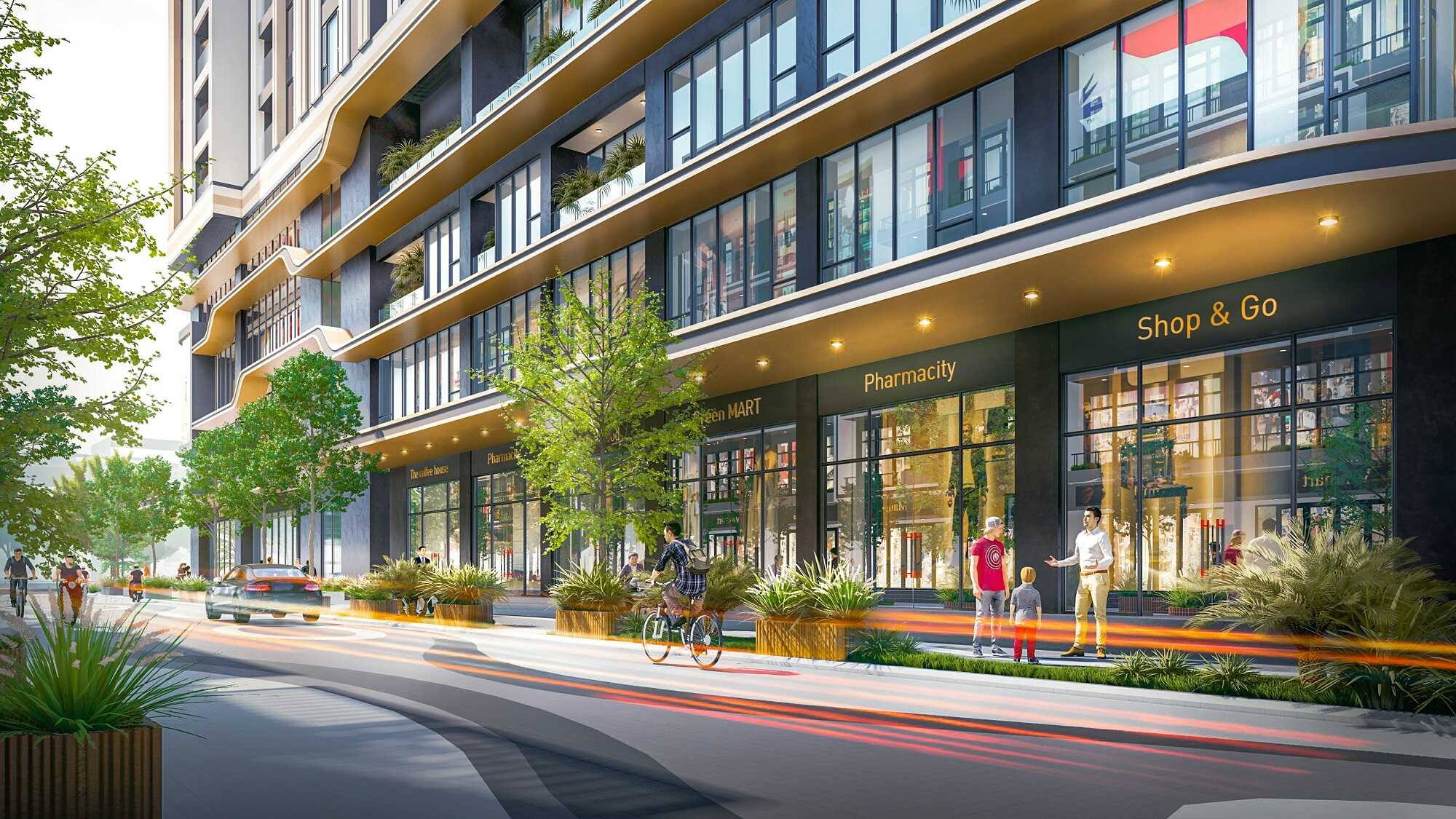 Trung tâm thương mại sầm uất tại Sun Grand City Cầu Giấy