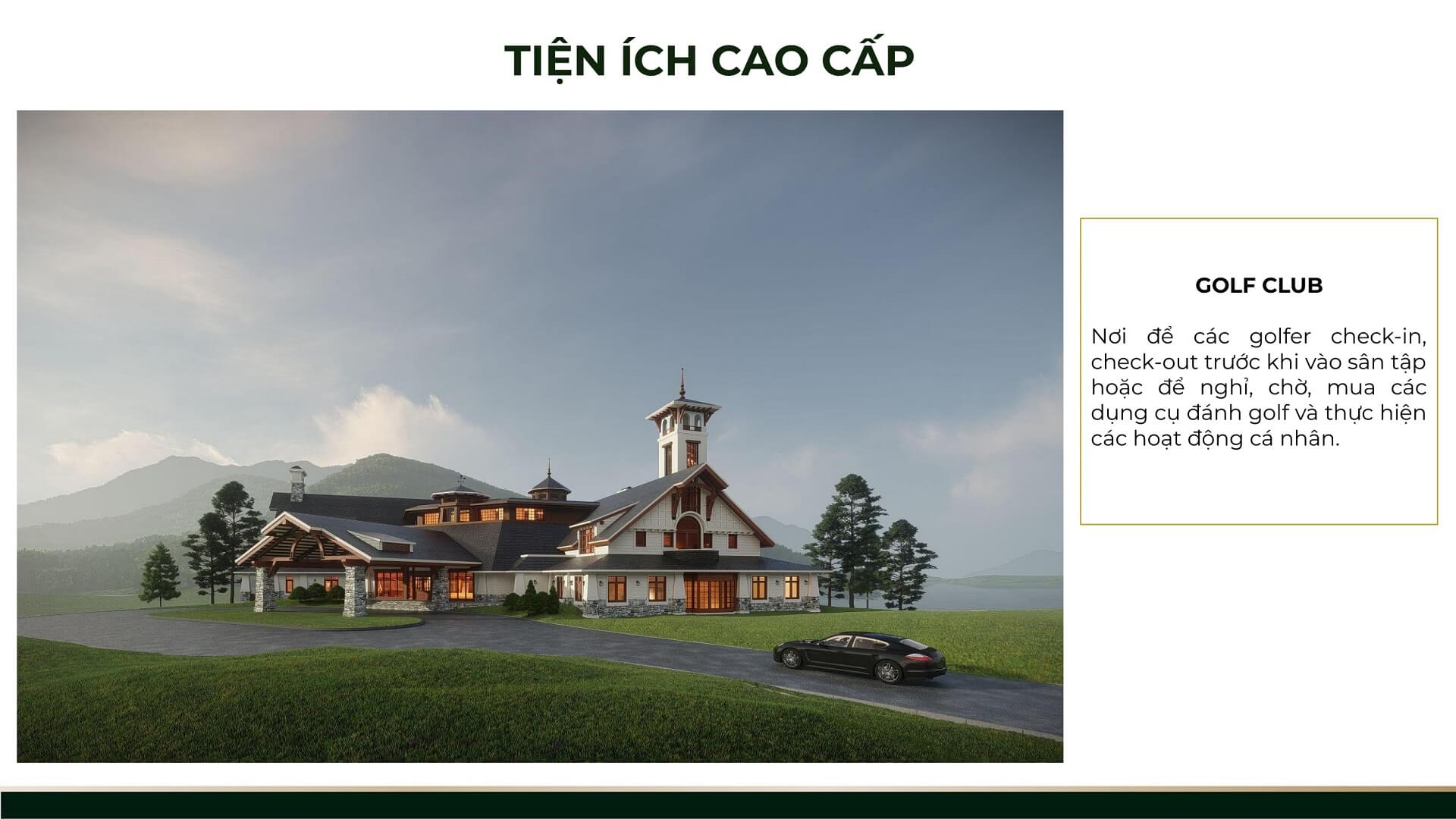 Golf Club cao cấp cung cấp dịch vụ phục vụ cho golfer