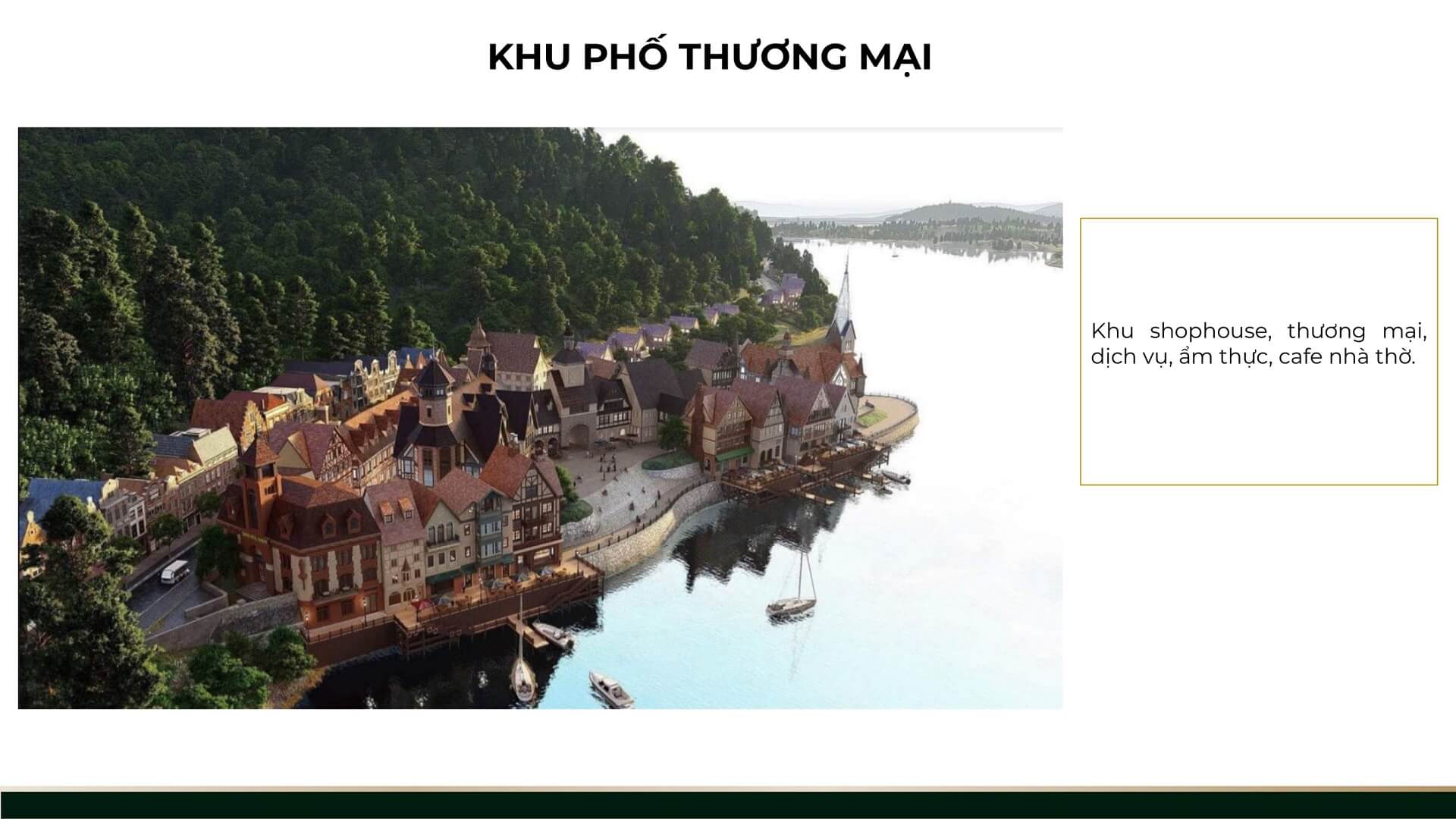Khu phố thương mại, Shophouse, cafe, ẩm thực tại Thanh Lanh Valley